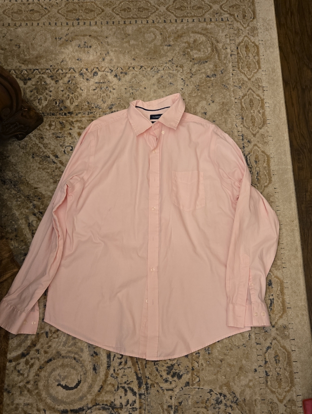 Croft & Barrow Pink Men Shirt Size L